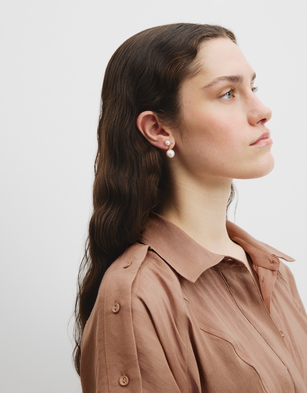 Country Road - Mini Pearl Drop Earring