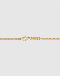 Nialaya Jewellery - Men's Hamsa Hand Necklace in Gold