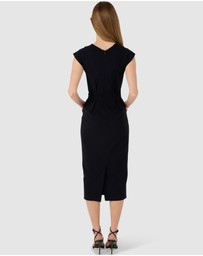 SACHA DRAKE - Zip Front Fitted Dress