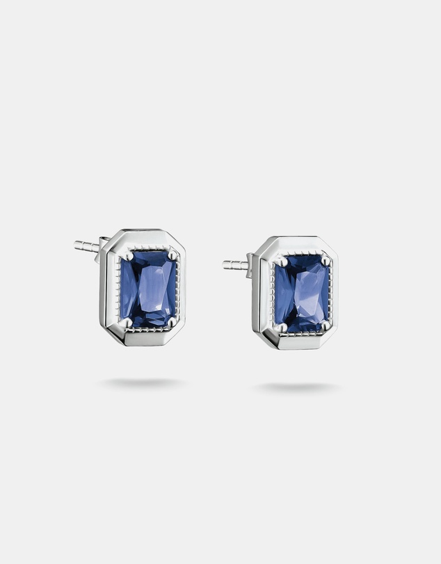 THOMAS SABO - THOMAS SABO Ear studs with nanocrystal in octagon cut