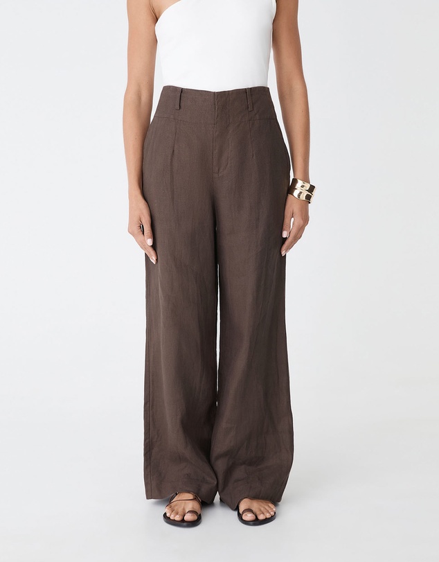 Forcast - Ivy Linen Wide Leg Pants