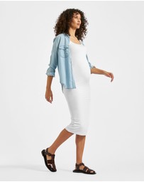 Ripe Maternity - Luxe Knit Contour Dress