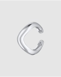 Elli Jewelry - Earrings Single Earcuff 925 Sterling Silver