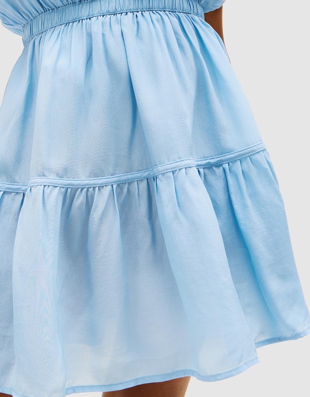 Tommy Hilfiger - Short Sleeve Tiered Shirt Dress - Kids