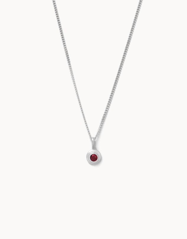 Kirstin Ash - Birthstone Necklace January Garnet