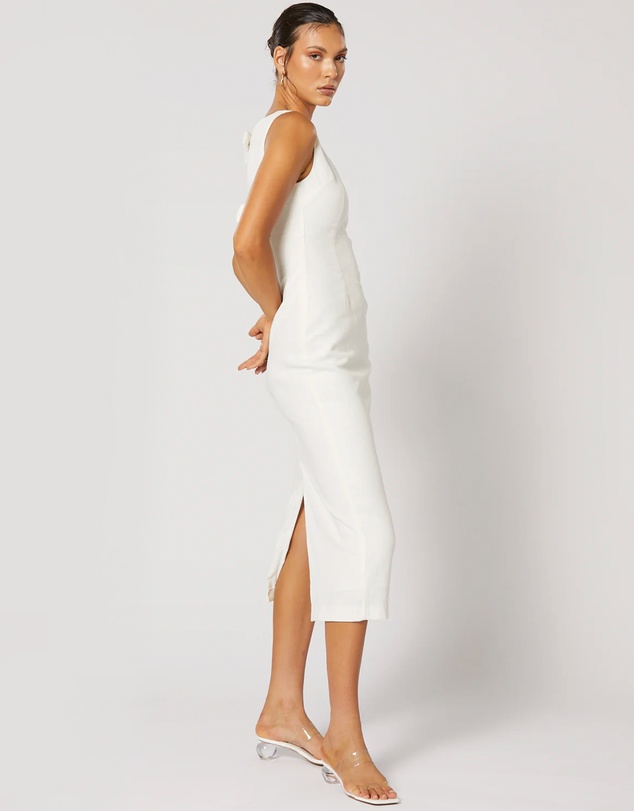 Winona - Siesta Midi Dress White