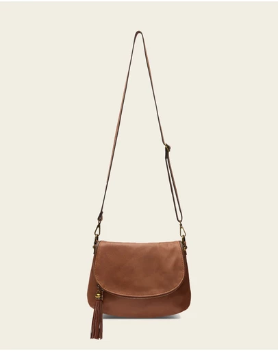 Florence - Vasarino Brown Leather Crossbody Bag