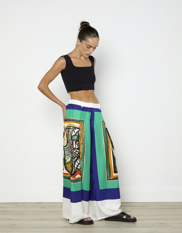 Cirkular - Pre-Loved - Christopher Esber Bandana Print Silk Pants