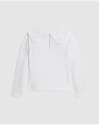 Polo Ralph Lauren - Ruffled Cotton Jersey Tee - Kids