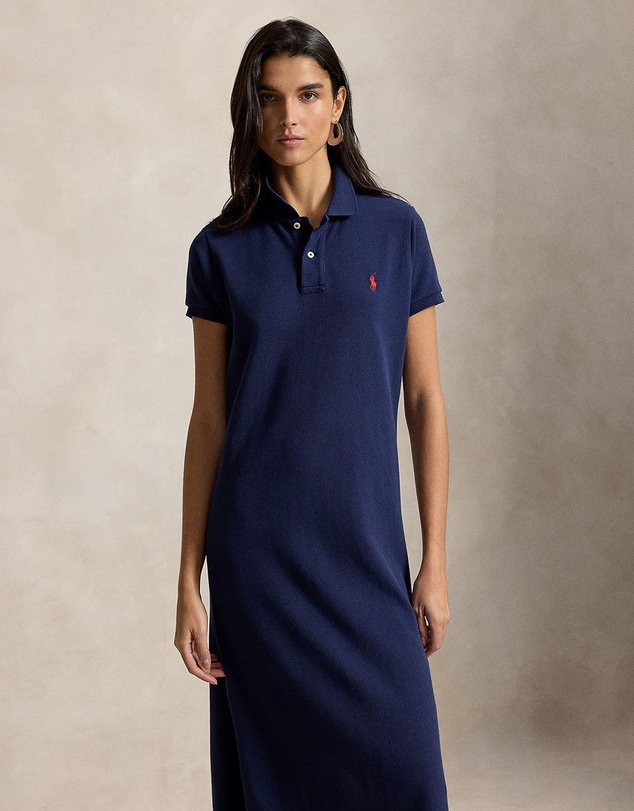 Polo Ralph Lauren - Cotton Mesh Polo Dress - The ICONIC Exclusive