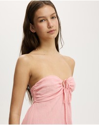 Cotton On - Taylor Tie Up Mini Sundress