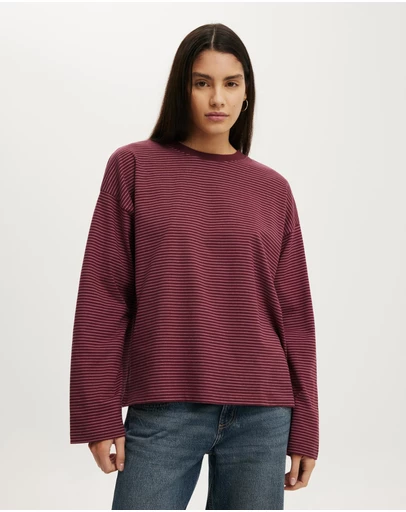 Cotton On - Boxy Long Sleeve Top