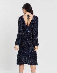 Alabaster The Label - Luminescence Sequin Sleeve Dress