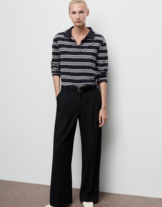 M.N.G - Pleated Wide Leg Trousers