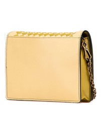 Pre-Loved by Azura Reborn - Pre-Loved Nappa Intrecciato Studded Wallet on Chain