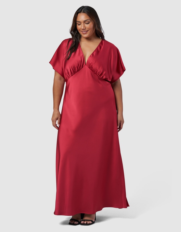 Pink Dusk by Curve Project - Want It All Maxi Dress