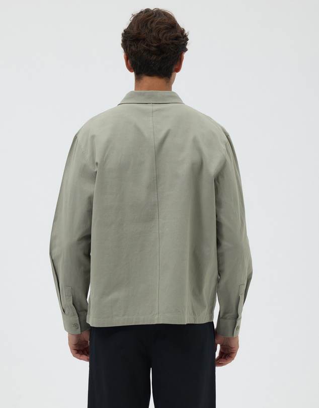 AERE - Boxy Fit Cotton Overshirt