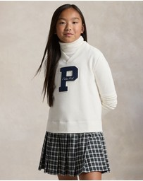Polo Ralph Lauren - Letterman Fleece Sweatshirt Dress - ICONIC EXCLUSIVE - Teens