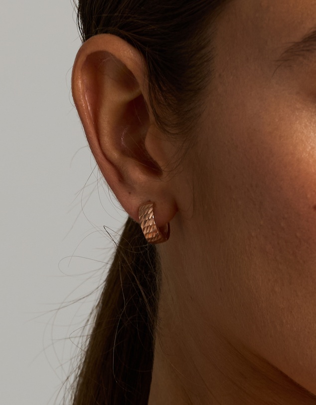 Michael Hill - 11mm Huggie Earrings in 10kt Rose Gold