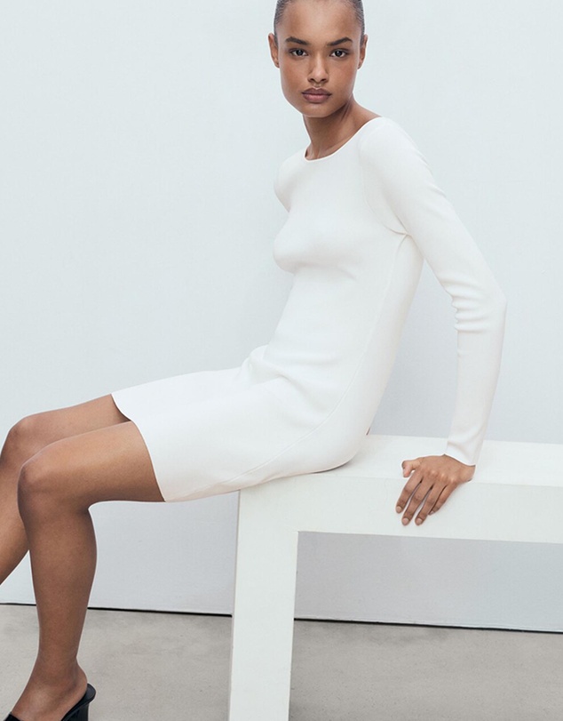 M.N.G - Open-Back Knitted Dress