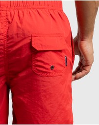 Coast Clothing - Red Swim Shorts