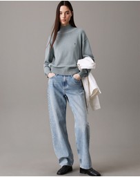 Calvin Klein Jeans - Cotton Mock Neck Jumper