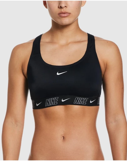 Nike - Fusion Logo Tape Racerback Bikini Top