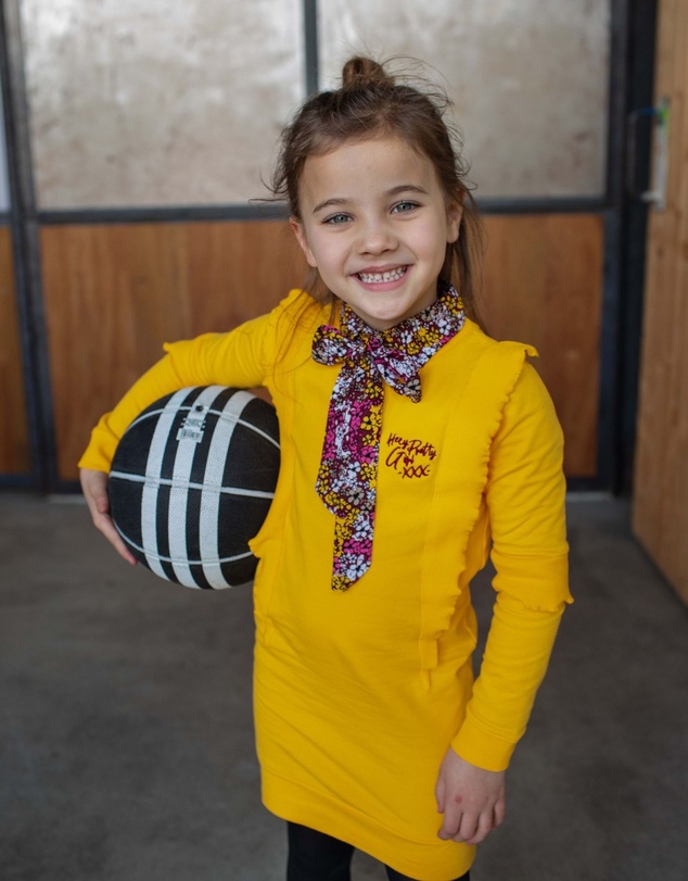 Quapi - Karima Long Sleeve Sweater Dress - Kids-Teens