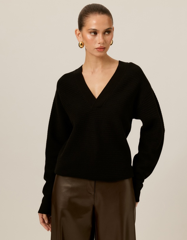 Tussah - Mila V-Neck Knitted Jumper