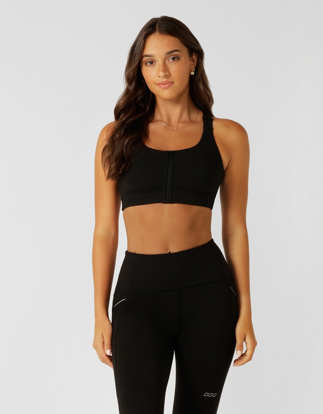 Lorna Jane - Easy Zip On Max Support Sports Bra