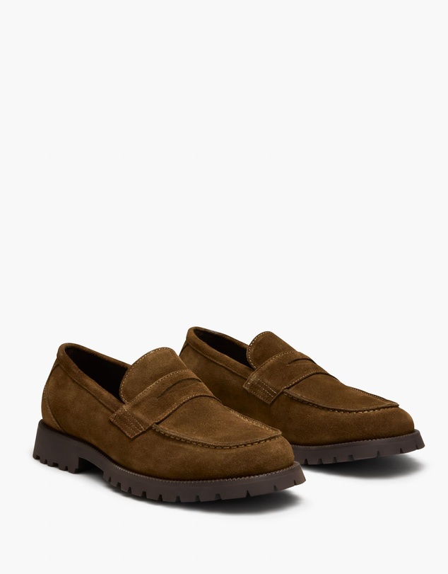 Aquila - Ezra Suede Penny Loafers