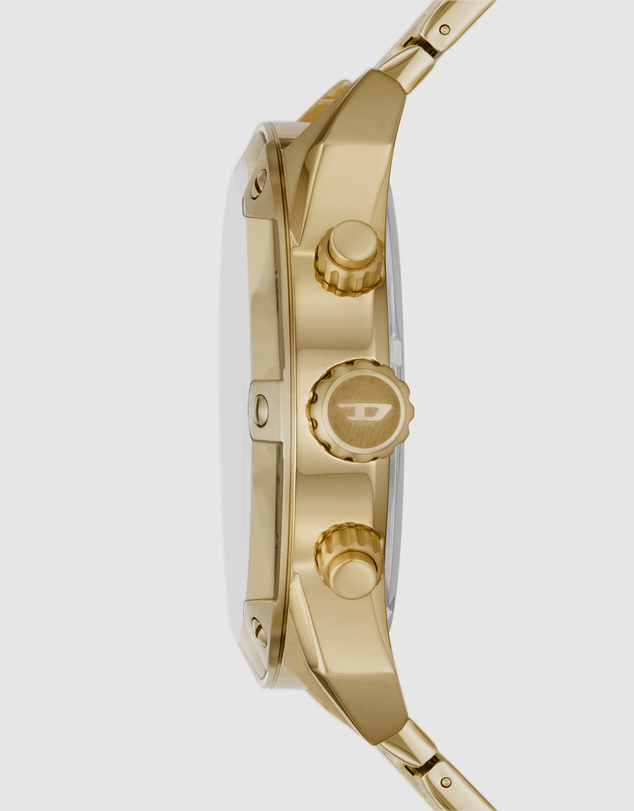 Diesel - Spiked Gold-Tone Chronograph Watch