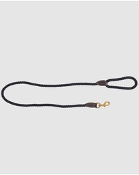 Mog & Bone - Classic Rope Dog Lead (1.2m) - Black