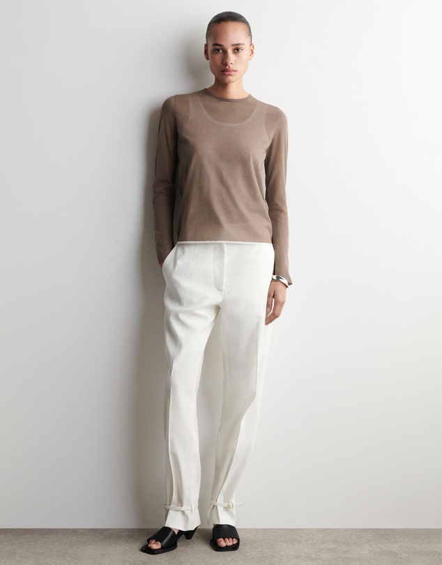 COS - Layered Knitted Long-Sleeved Top