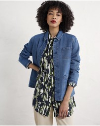 Seasalt - Seasalt Cornwall Green Wren Flutter Shirt