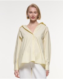 Soon Maternity - Ella Back Tie Cotton Shirt