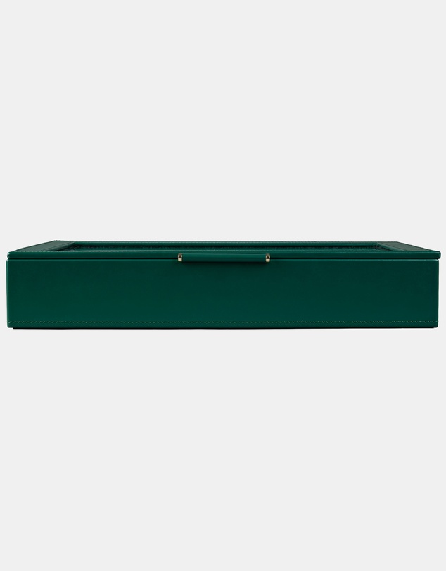 Wolf - WOLF Sophia Jewellery Box with Window Forest Green Fruit Botanical