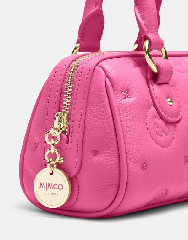 MIMCO - Flashback Leather Mini Bowler Crossbody Bag