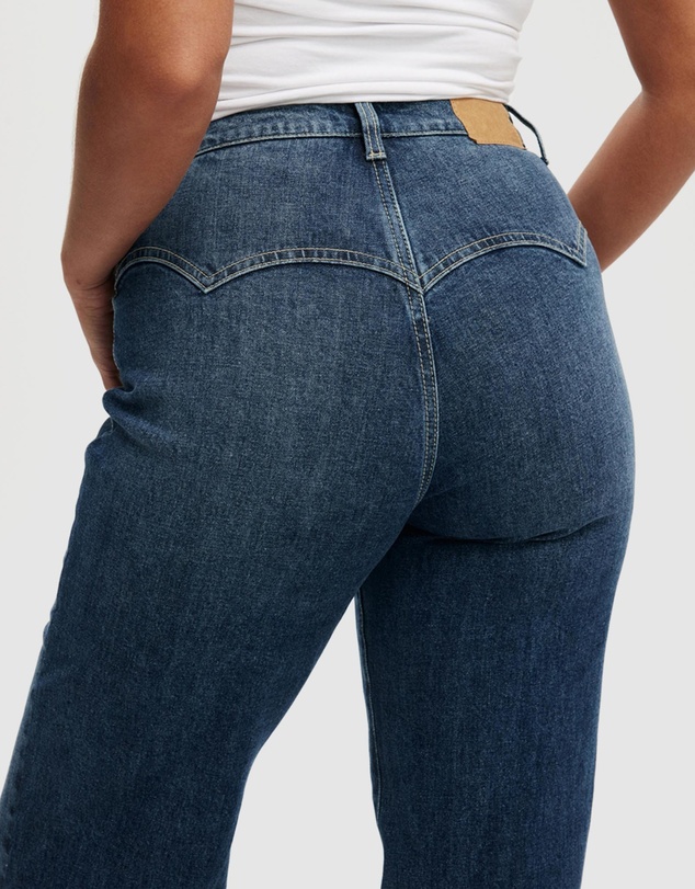 Cotton On - Curvy Stretch Wide Jeans