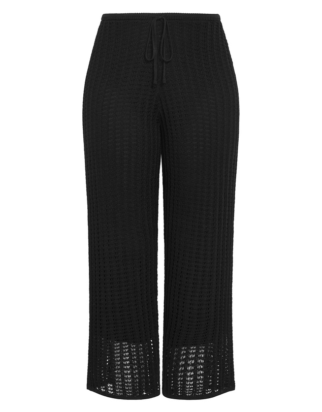 City Chic - Crochet Tie Lined Pant