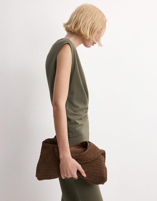 M.N.G - T-Shirt With Gathered Details