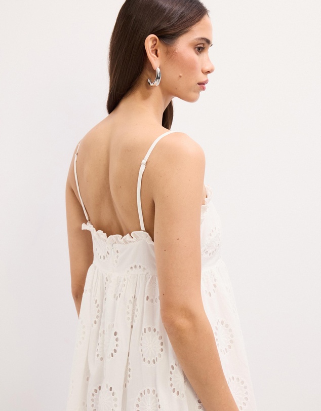 The Fated - Calista Broderie Maxi Dress