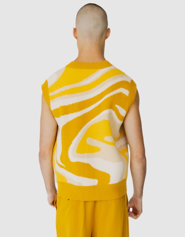 Justin Cassin - Ignite Pattern Knitted Vest