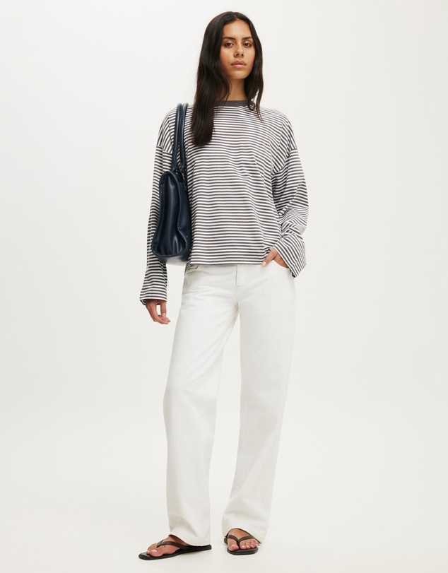 Cotton On - Boxy LS Top