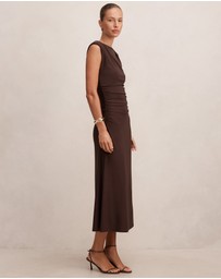 Forever New - Alisa Ruched Jersey Midi Dress