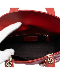 Pre-Loved by Azura Reborn - Pre-Loved Small Lambskin Cannage My ABCDior Lady Dior