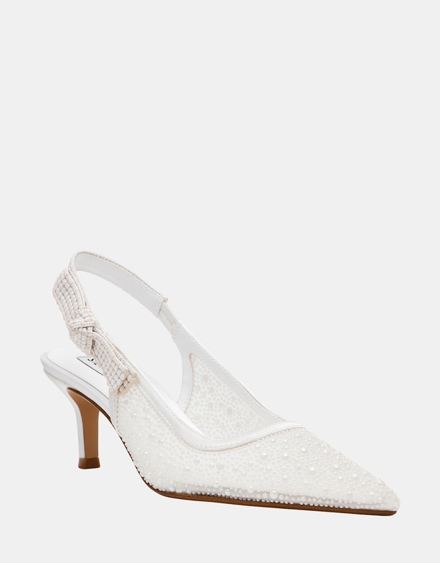 Steve Madden - Ensemble-P White Heels