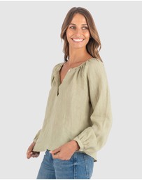 CAMIXA - Poem Linen Blouse