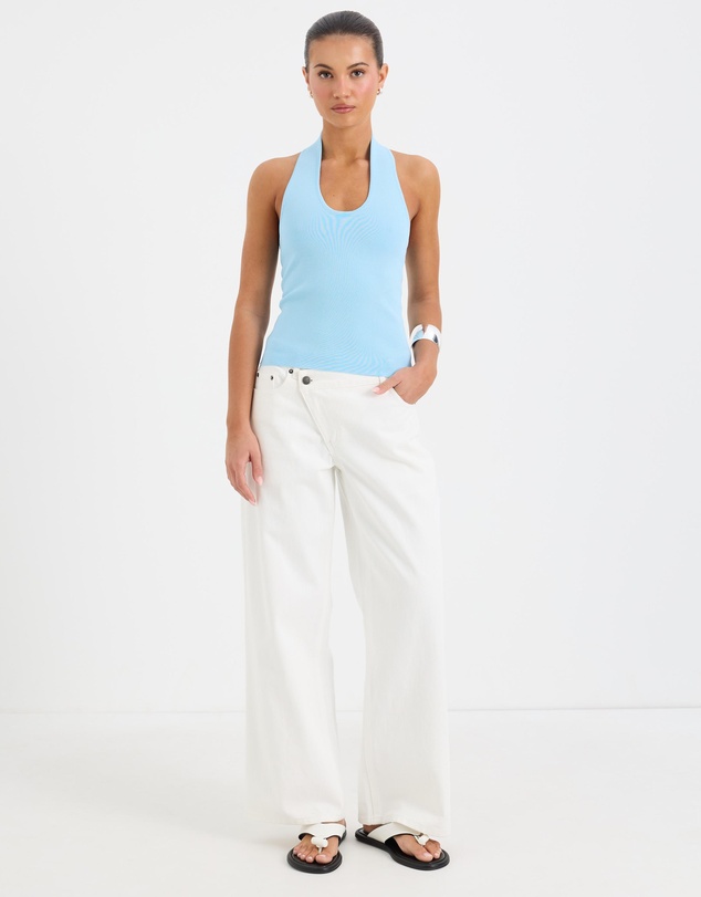 Calli - Jamie Sculpt Knit Halter Top