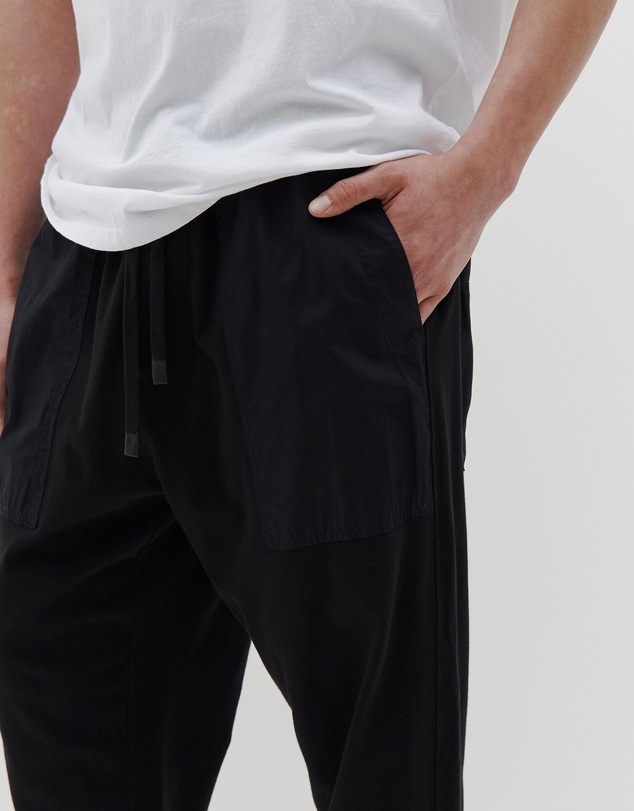 Bassike - utility jersey pant